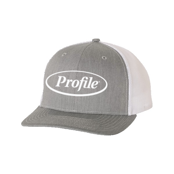 Grey Profile Trucker Cap